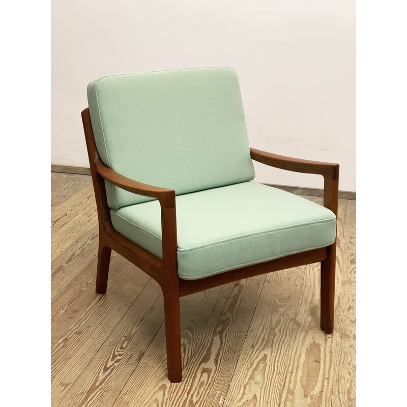 Midden-eeuwse Deense fauteuil van Ole Wanscher voor France and Son, jaren 1950