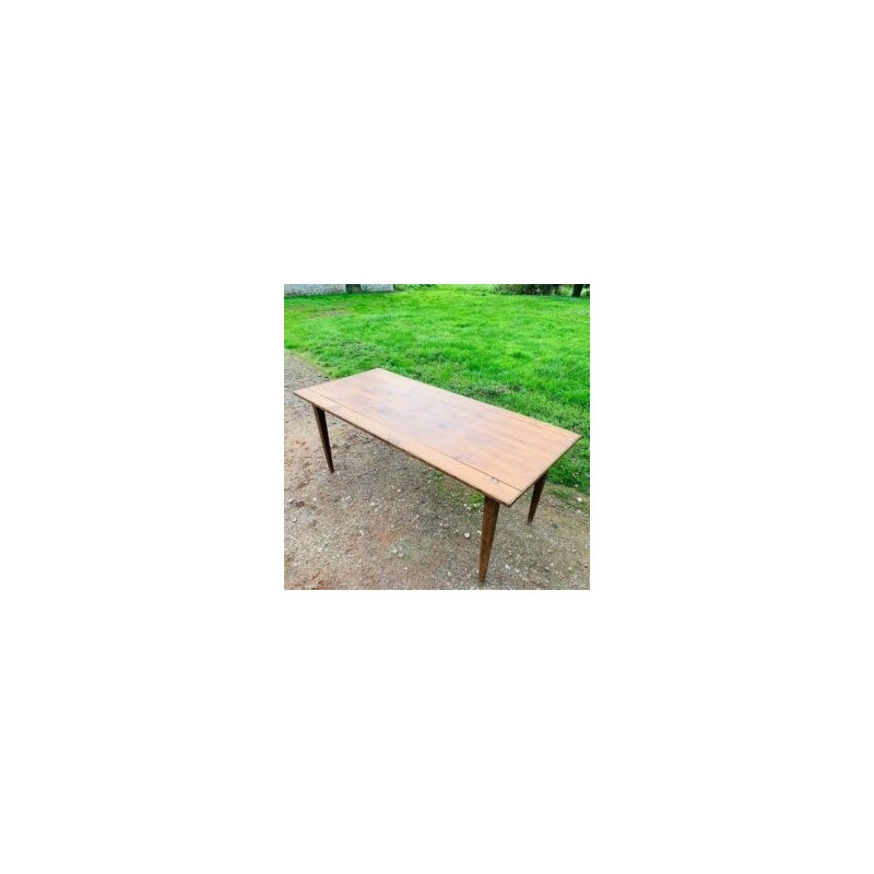 Vintage wooden farm table