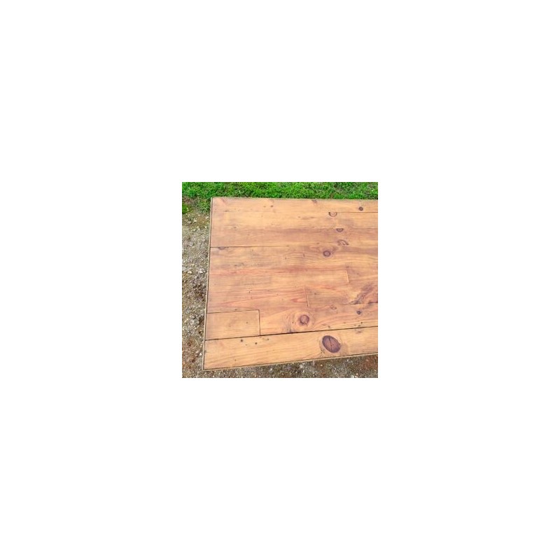 Tavolo da fattoria in legno vintage