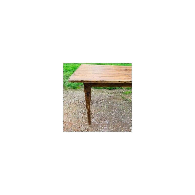 Vintage wooden farm table