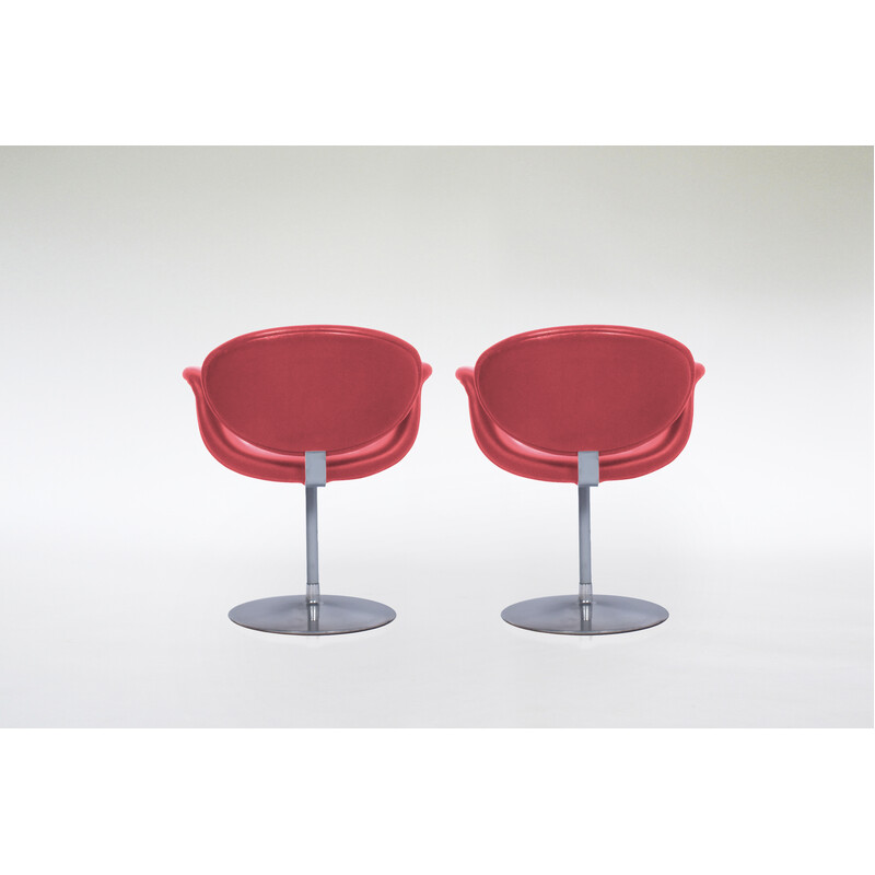 Pair of vintage Little Tulip armchairs by Pierre Paulin for Artifort, Netherlands 1980