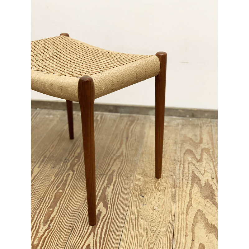 Mid-century Danish 80A stool in teak by Niels O. Møller for J.L. Moller, 1950s