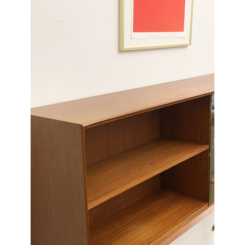 Mid-century German wall unit in teak by Rex Raab for Wilhelm Renz, 1960