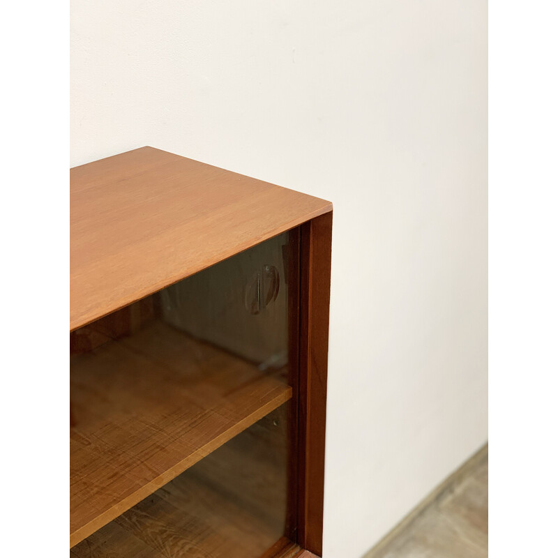 Mueble alto alemán de mediados de siglo en madera de teca por Rex Raab para Wilhelm Renz, 1960