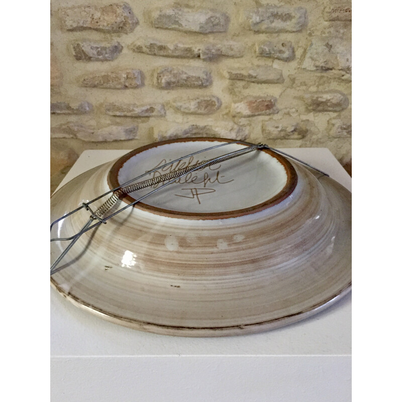 Cerâmica circular Vintage de Jacques Pouchain