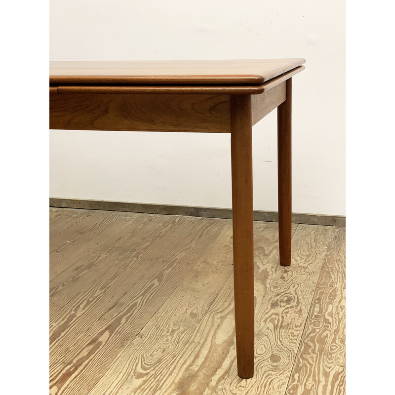 Table extensible danoise vintage en teck, 1960