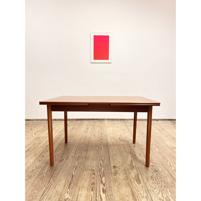 Mid-century Danish extendable dining table in teak, 1960s