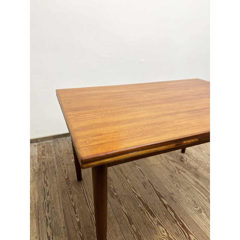 Mid-century Danish extendable dining table in teak, 1960s