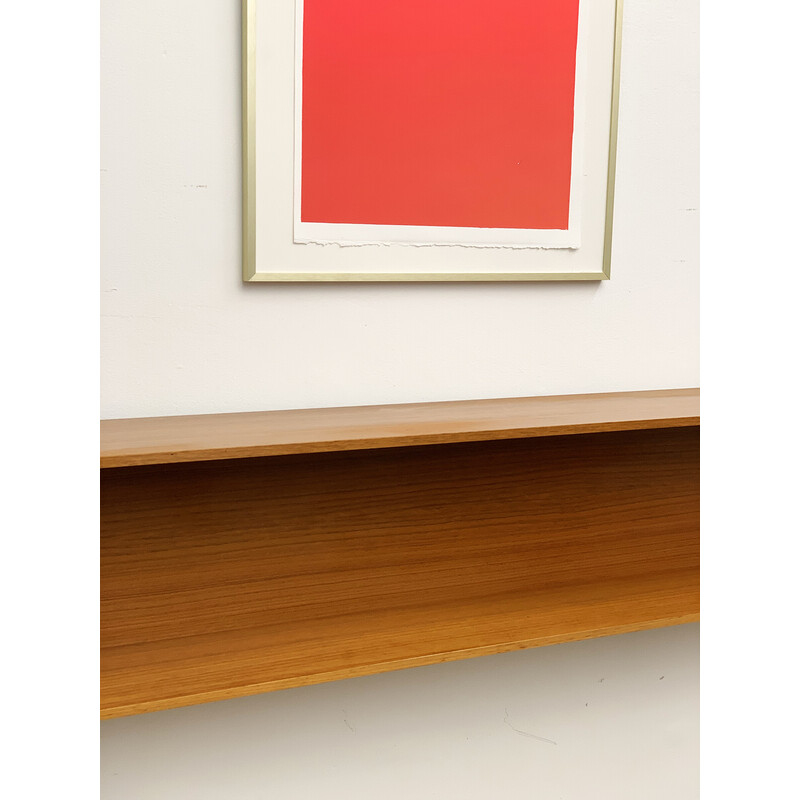 Mid-century shelf in teak by Walter Wirz for Wilhelm Renz, 1950s