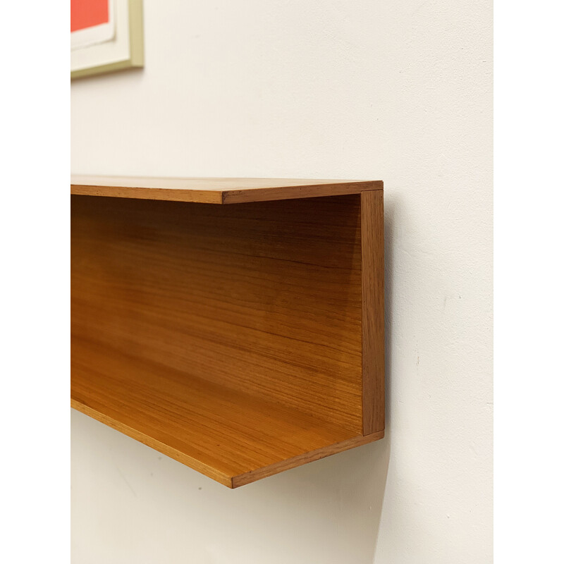 Mid-century shelf in teak by Walter Wirz for Wilhelm Renz, 1950s