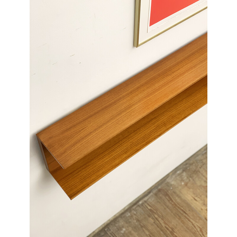 Mid-century shelf in teak by Walter Wirz for Wilhelm Renz, 1950s