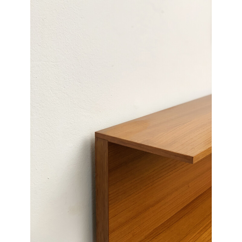 Mid-century shelf in teak by Walter Wirz for Wilhelm Renz, 1950s