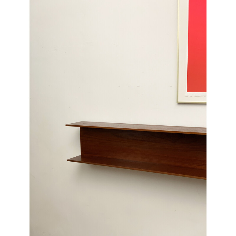 Mid-century shelf in teak by Walter Wirz for Wilhelm Renz, 1950s