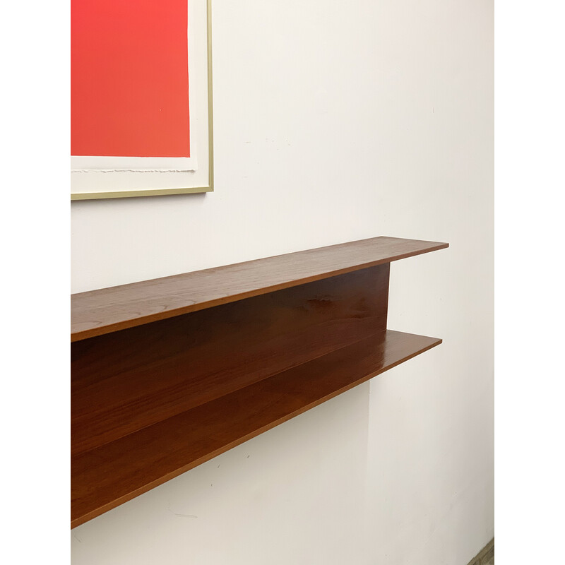 Mid-century shelf in teak by Walter Wirz for Wilhelm Renz, 1950s