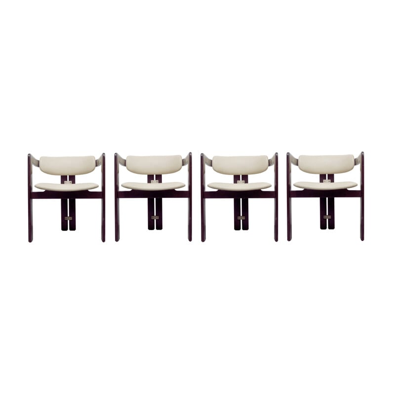 Set of 4 Pamplona chairs, Augusto Savini - 1960s