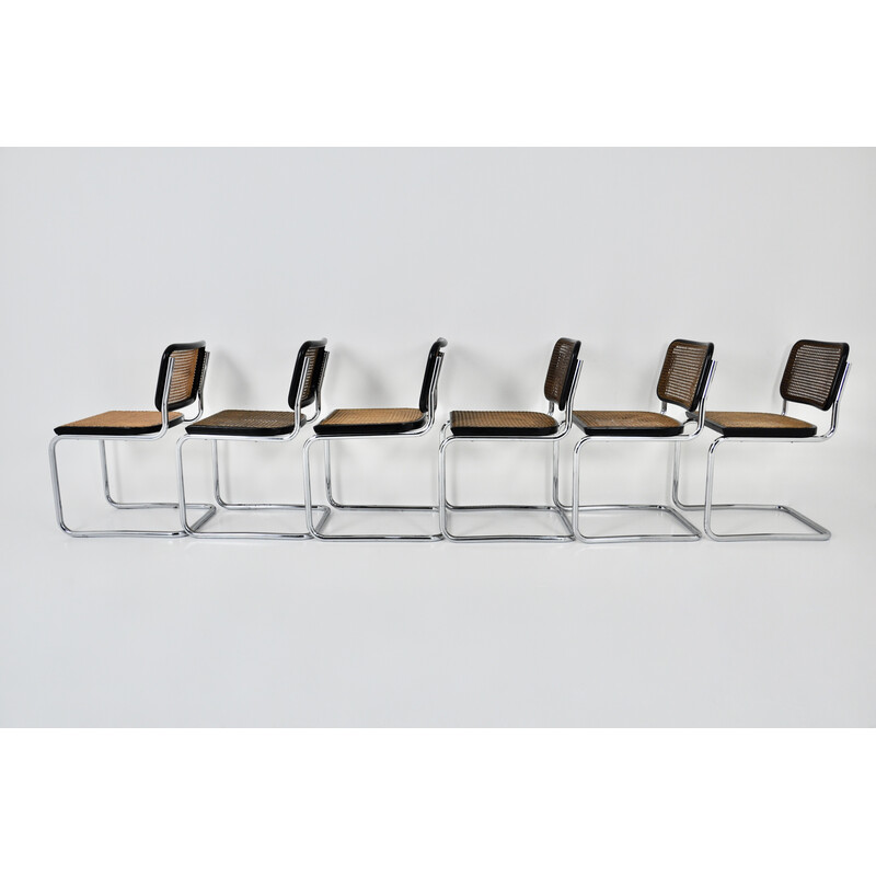 Set aus 6 Vintage-Stühlen Gavina von Marcel Breuer, 1980