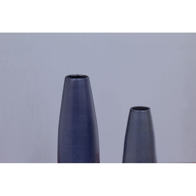 Pair of vintage ceramic vases by Ingrid Atterberg for Upsala Ekeby, Sweden