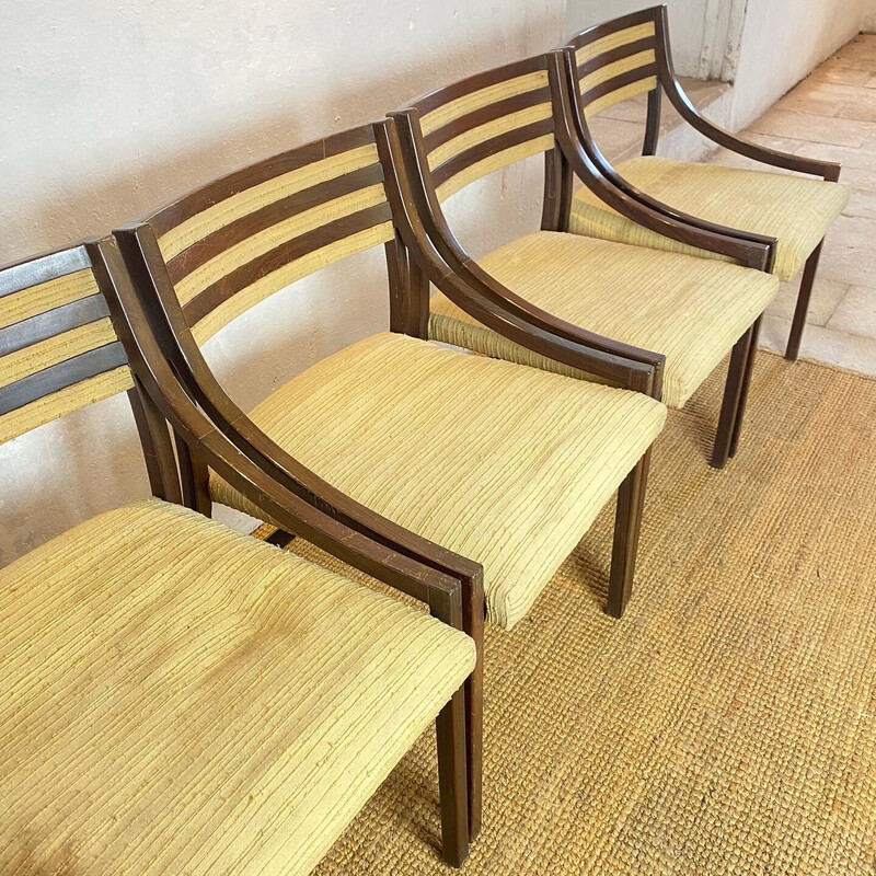 Set of 4 vintage chairs model 110 by Ico Parisi for Cassina, Italy 1961