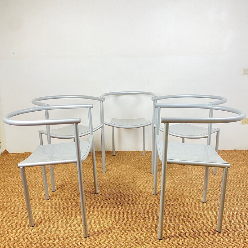 Set of 5 vintage Von Vogelsang chairs by Philippe Starck for Driade