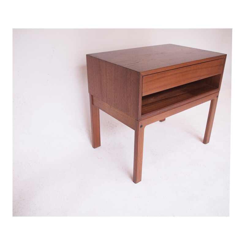 Scandinavian vintage night stand by Arne Whal Iversen, 1960