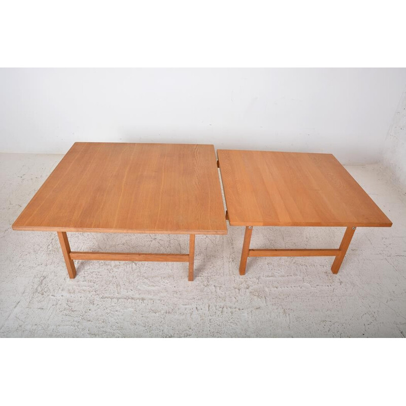 2 Danish coffee tables by Hans J. Wegner made by PP Furniture in the 1960s.