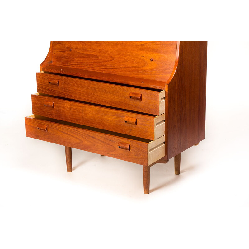 Teak writing desk by Borge Mogensen for Soborg Mobel - 1950s