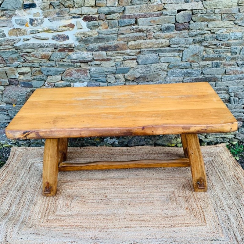 Mesa de olmeiro Vintage de Aranjou, 1950