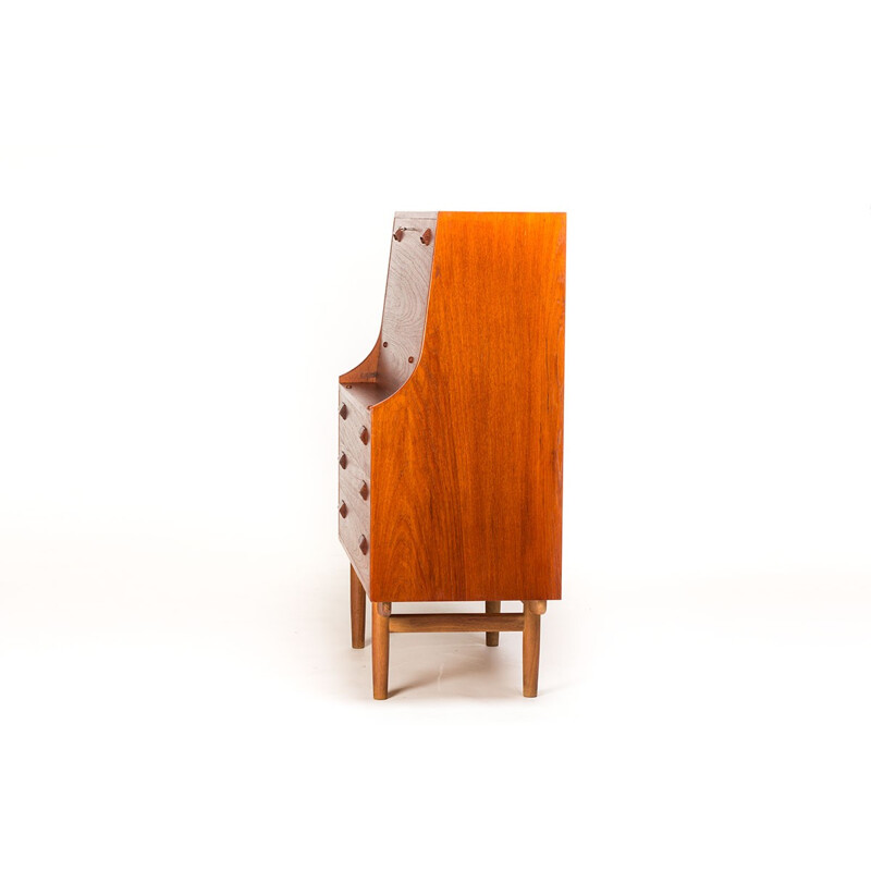 Teak writing desk by Borge Mogensen for Soborg Mobel - 1950s