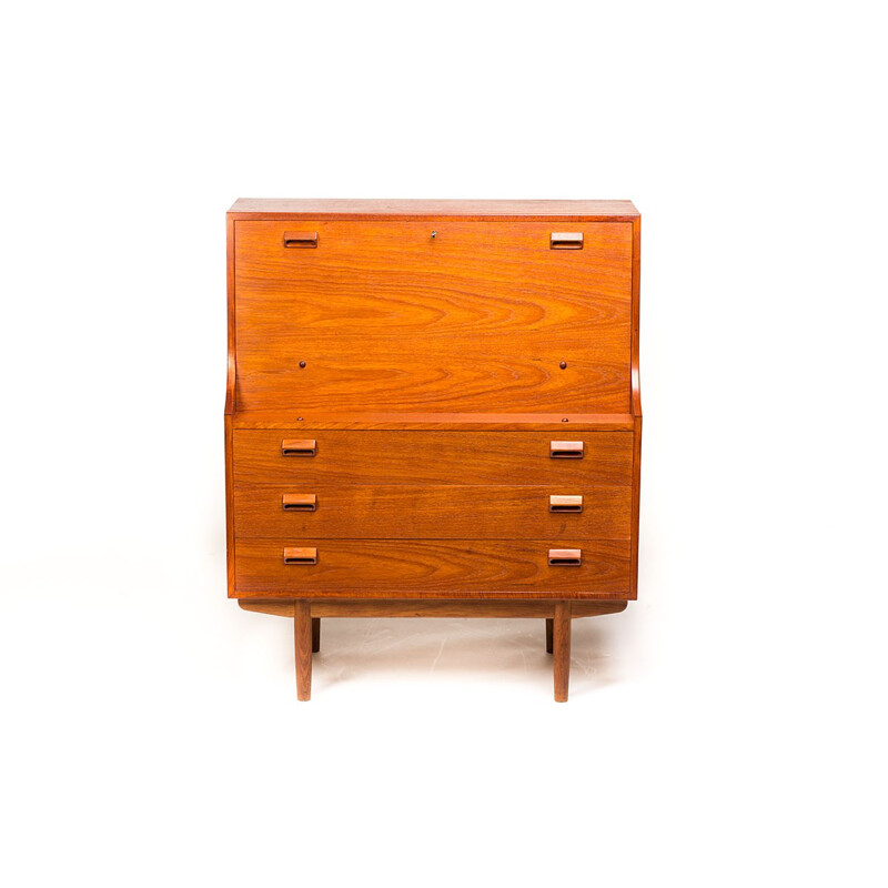 Teak writing desk by Borge Mogensen for Soborg Mobel - 1950s