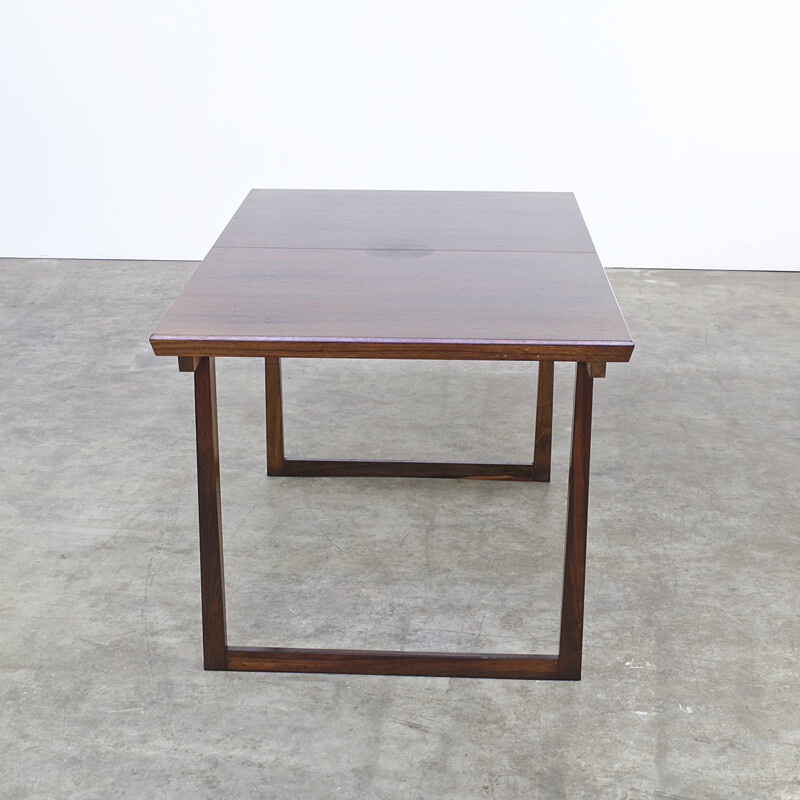 Mid-century extandable rosewood dining table - 1970s