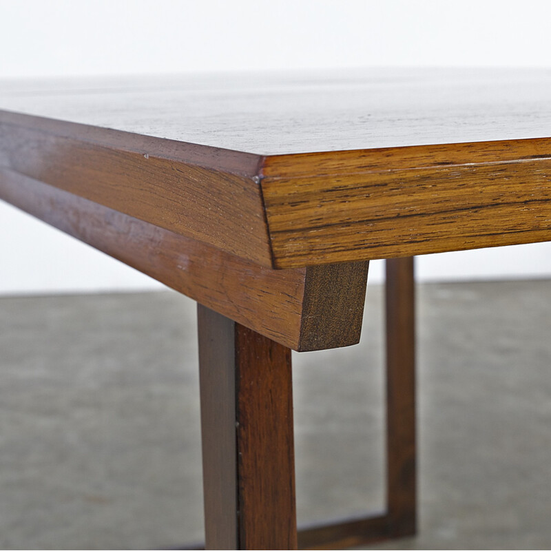 Mid-century extandable rosewood dining table - 1970s
