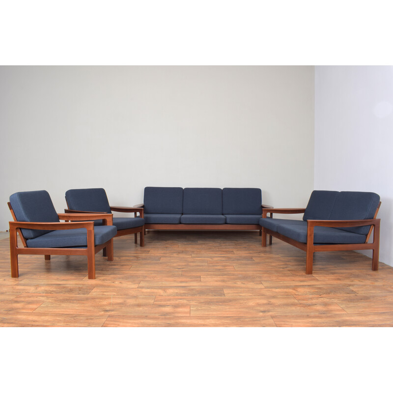 Mid-century Danish living room set by Arne Vodder for Komfort, 1960s