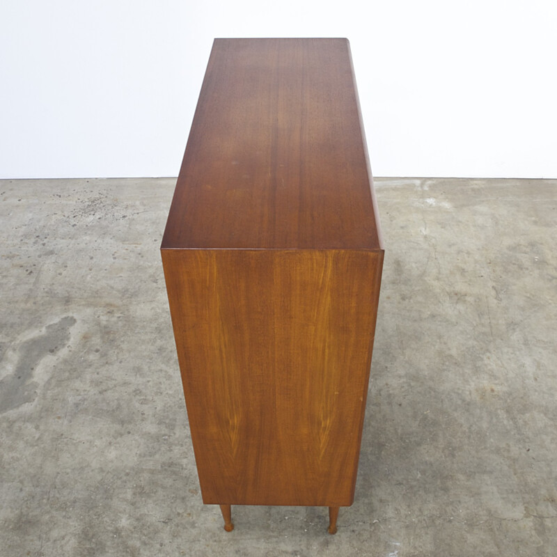 Teak cabinet with 2 doors and 2 drawers produced by Vinde Mobelfabrik - 1960s