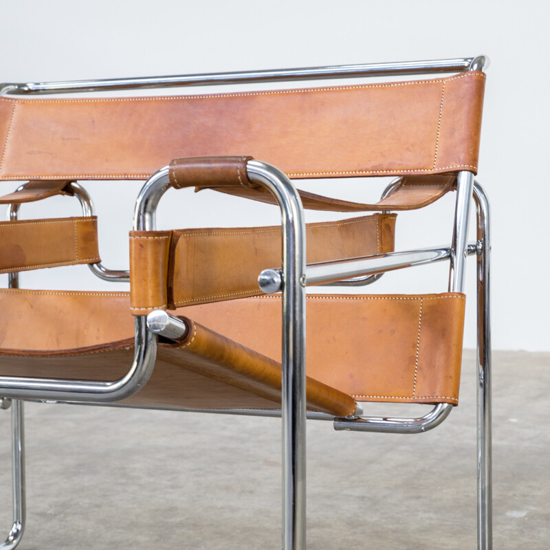 Pair of Marcel Breuer Wassily B3 armchairs - 1960s