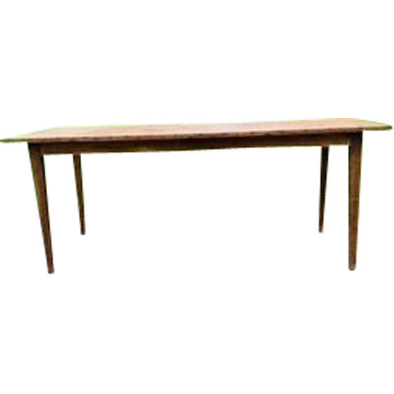 Vintage wooden farm table