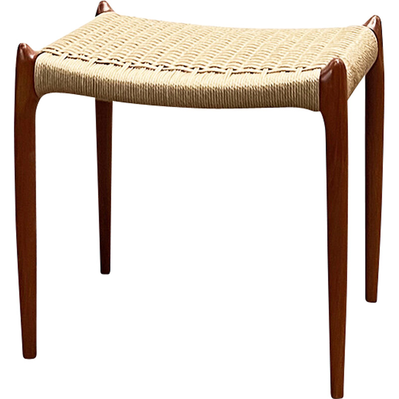 Mid-century Danish 80A stool in teak by Niels O. Møller for J.L. Moller, 1950s