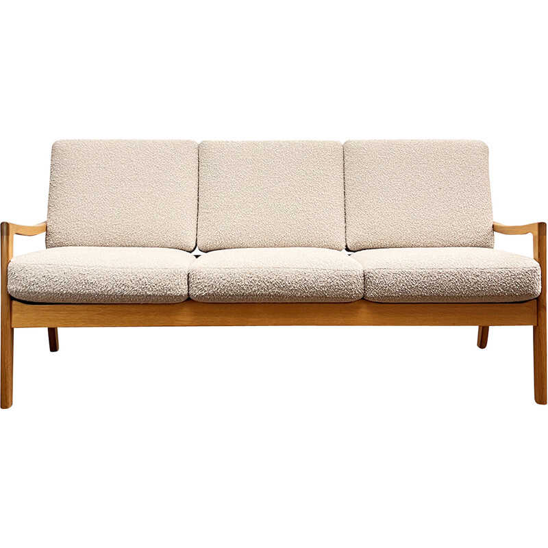 Vintage Danish three-seater sofa by Ole Wanscher for France and Son, 1950s
