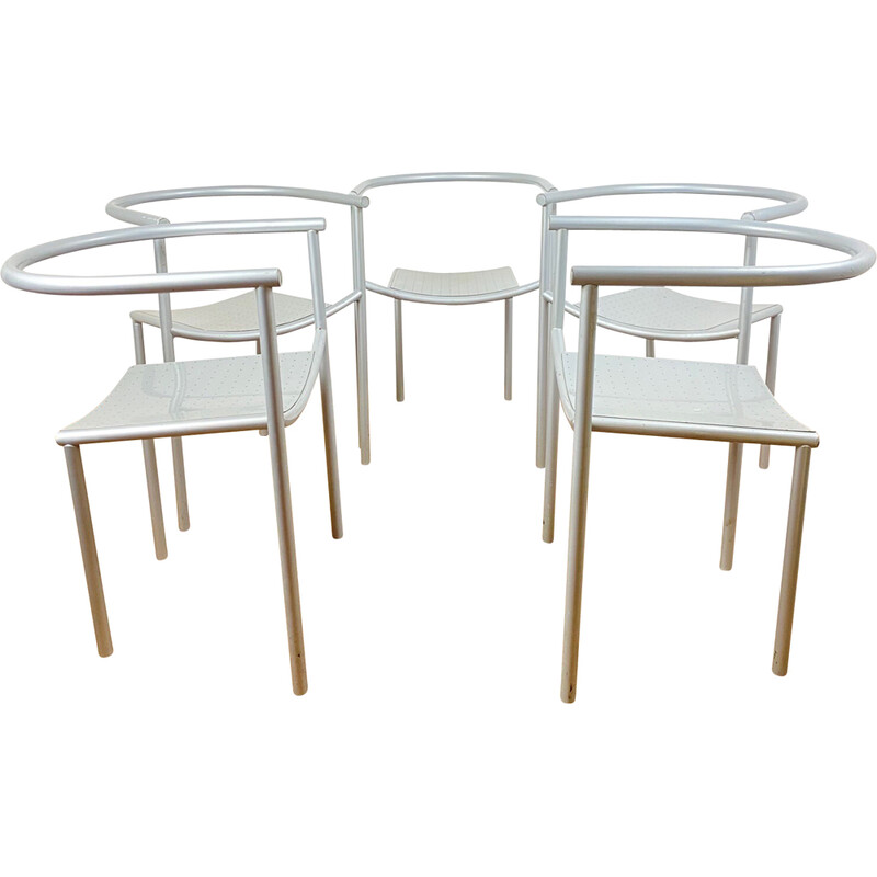 Set van 5 vintage Von Vogelsang stoelen van Philippe Starck voor Driade