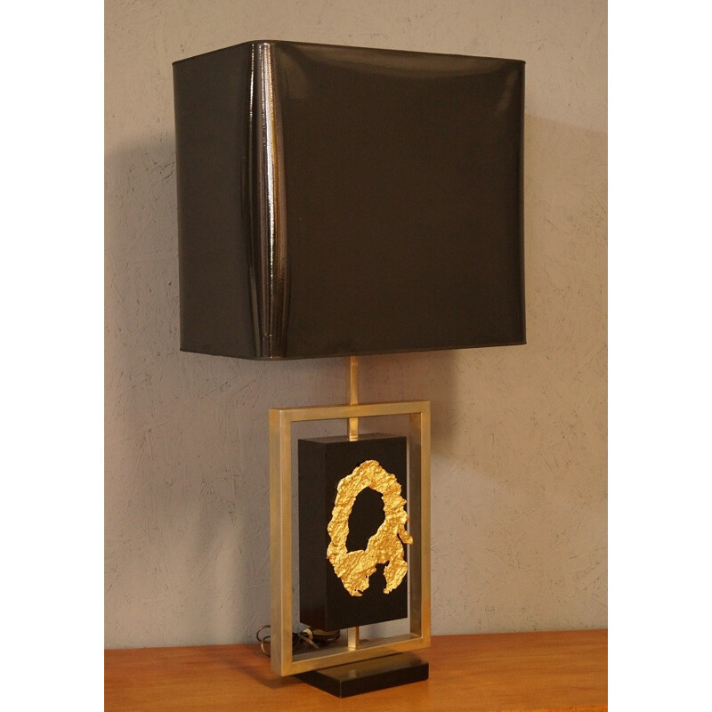 Large Italian table lamp in brass - 1970s