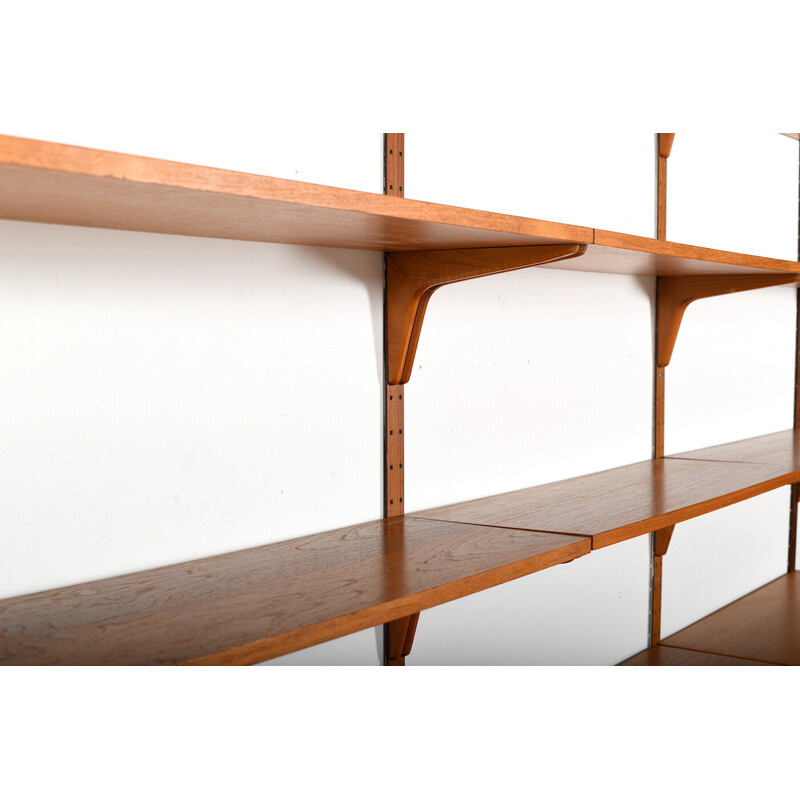 Sistema de estanterías vintage de teca de Rud Thygesen y Johnny Sørensen para Hg Furniture, años 60