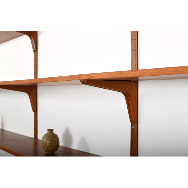 Vintage teak shelf system by Rud Thygesen and Johnny Sørensen for Hg Furniture, 1960s
