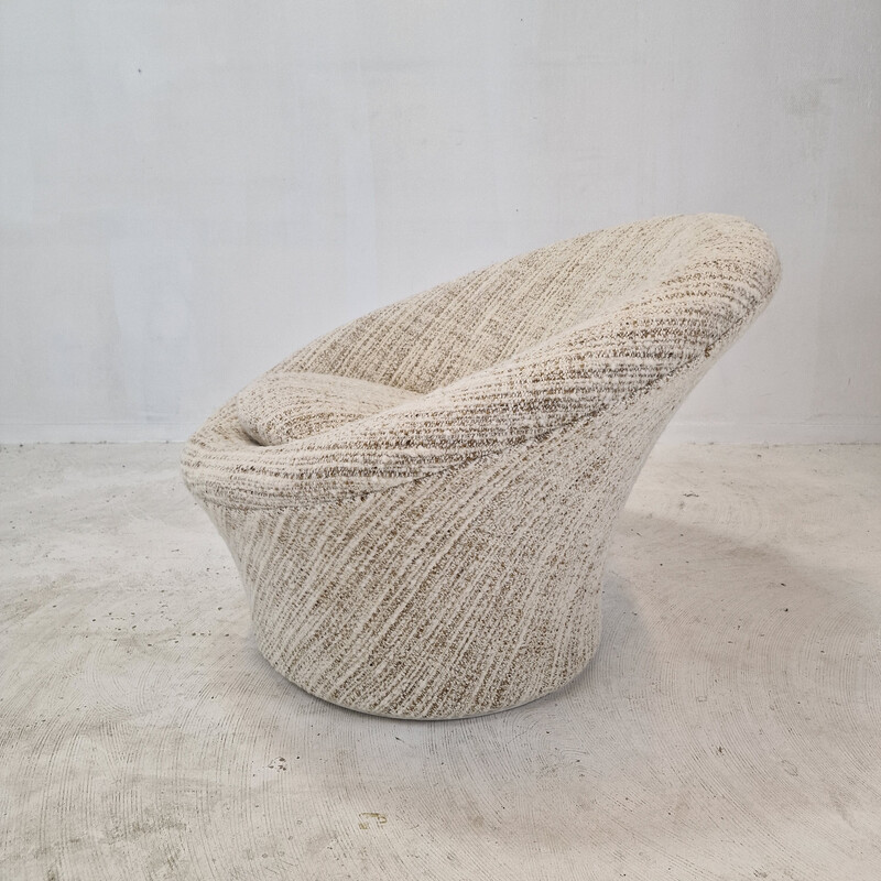 Sillón y otomana Vintage Mushroom de Pierre Paulin para Artifort, años 60