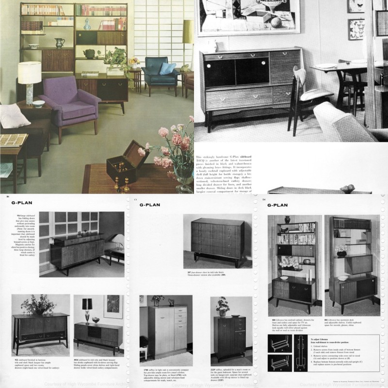 Suite vintage de 4 piezas de la colección "Tola" de Ernest Gomme para G Plan, 1960