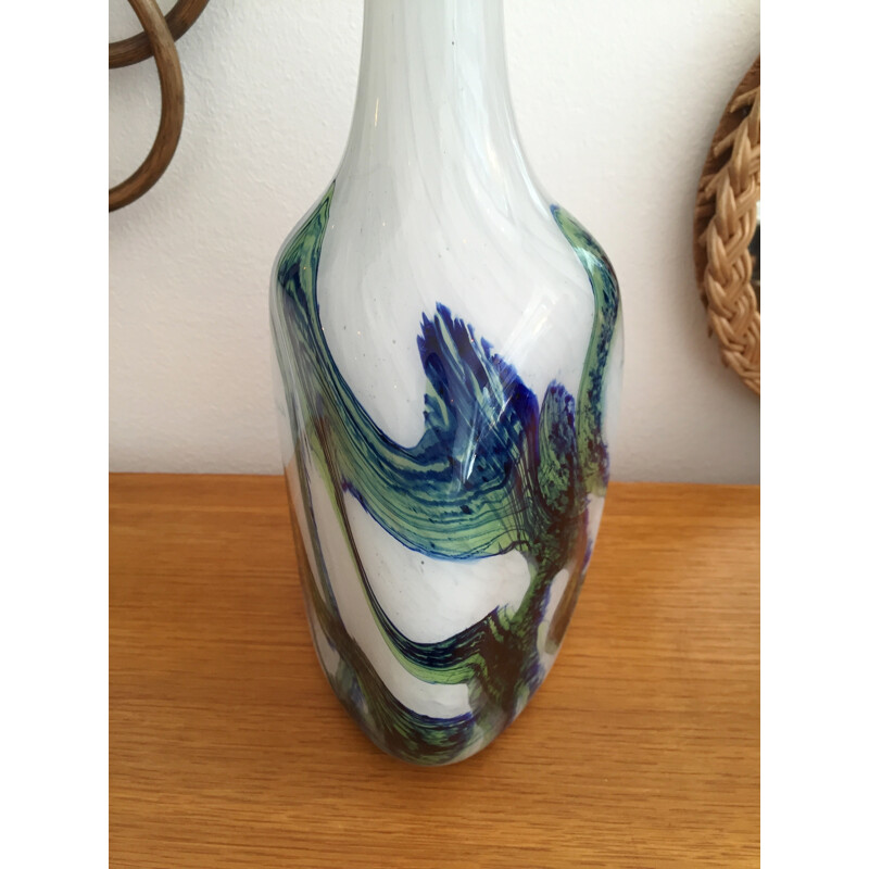 Mid century blown glass vase Soliflore - 1960s