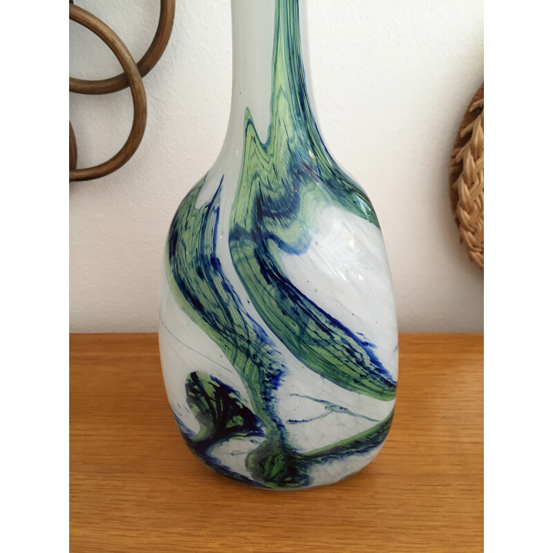 Mid century blown glass vase Soliflore - 1960s