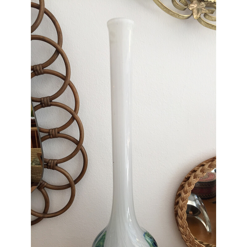 Mid century blown glass vase Soliflore - 1960s