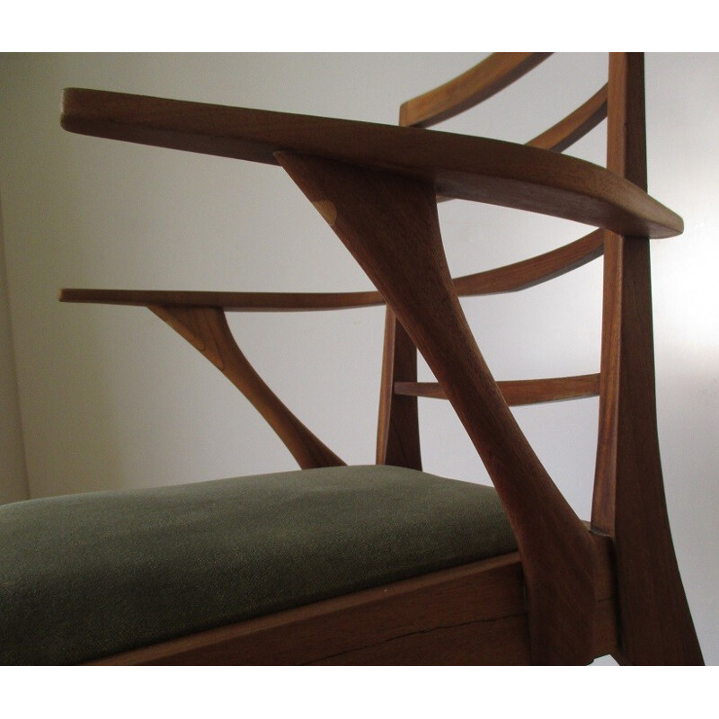 MacIntosh teak chair with arms - 1960s