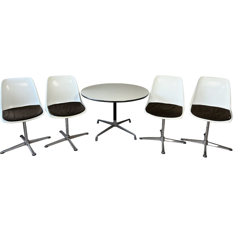 Vintage dining set by Charles and Ray Eames for Herman Miller