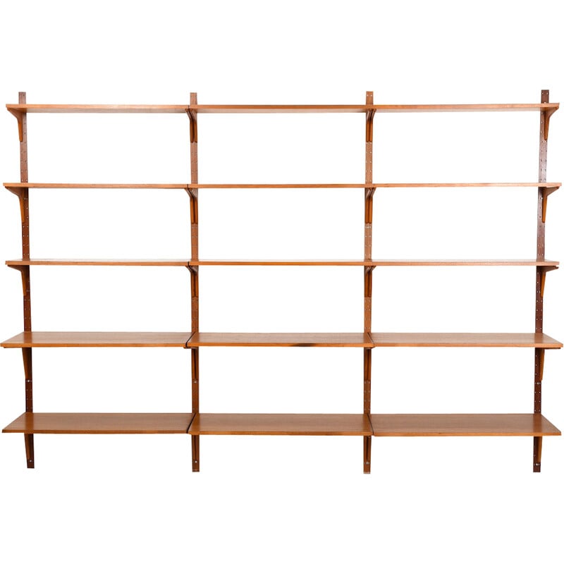 Vintage teak shelf system by Rud Thygesen and Johnny Sørensen for Hg Furniture, 1960s