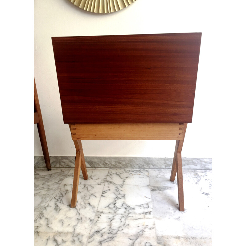 Side table with storage area - 1960s